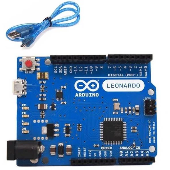 Gözelerelektronik-Arduino Leonardo R3 + Micro Usb Kablo ürün görseli 1