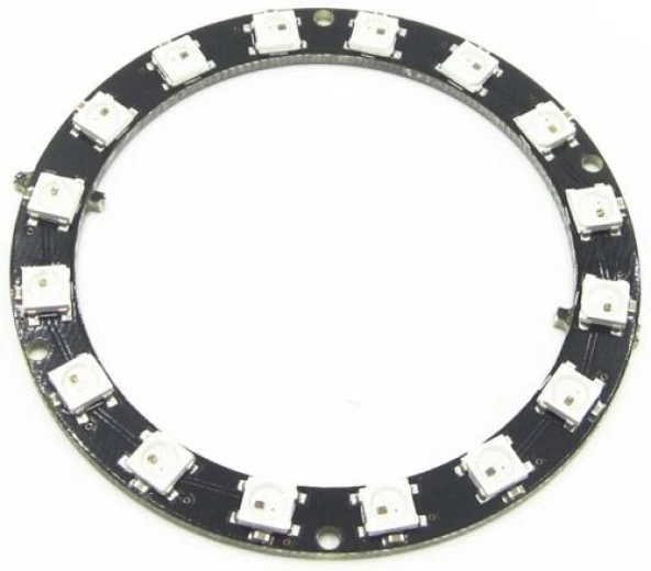 Gözelerelektronik-Cjmcu 16 Led'Li Ws2812 5050 Rgb Led Modülü ürün görseli 1