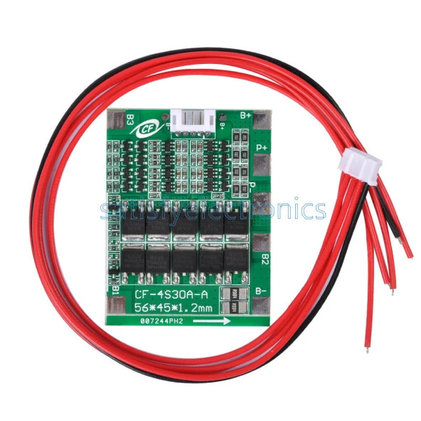 4S 30A 14.8V Bms Koruma Kartı - Resim 2