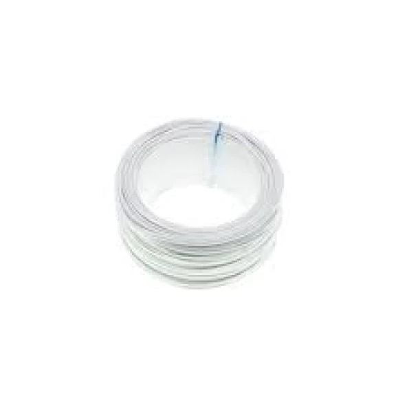 0.50Mm Tek Damarlı Montaj Kablosu 1Mt Beyaz ürün görseli 1