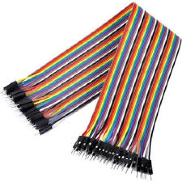 30Cm 40'Lı Jumper Kablo Erkek-Erkek ürün görseli 1
