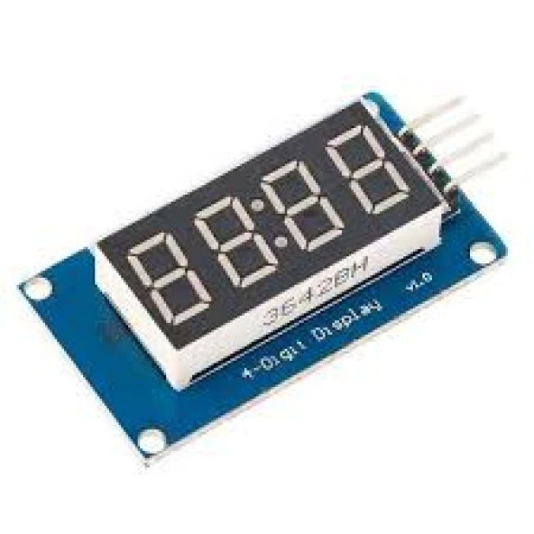 Gözelerelektronik-4'Lü 7-Segment Tm1637 Kırmızı Display Modülü ürün görseli 1