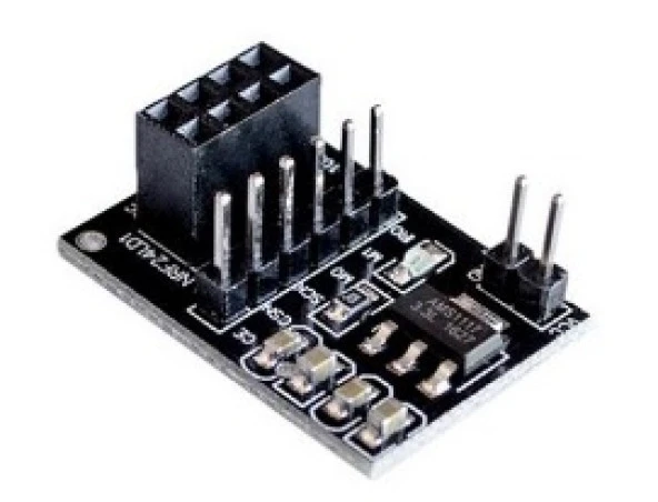 Nrf24L01 8Pin Kablosuz Modül Adaptörü - Nrf24L01 Adaptör ürün görseli 1