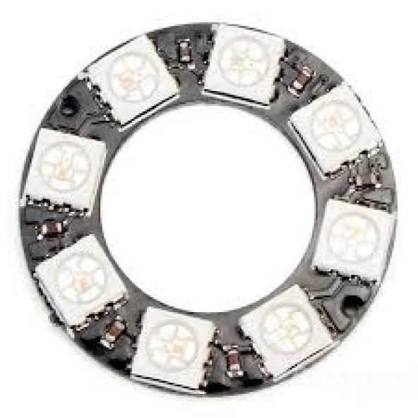 8 Led'Li Ws2812 5050 Rgb Led Modülü ürün görseli 1