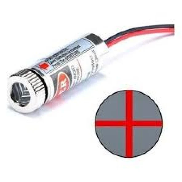 Gözelerelektronik-12Mm 650Nm 5Mw Kırmızı Çapraz Kafalı Lazer ürün görseli 1