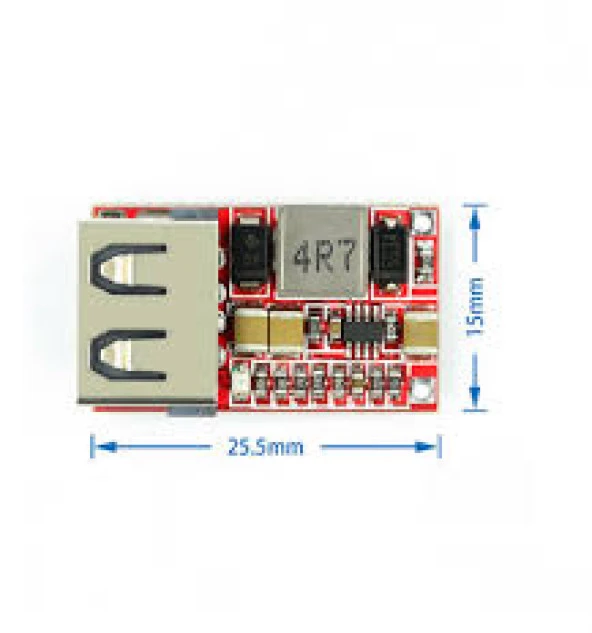 Gözelerelektronik-6-24V Dan 5V 3A A %97.5 Verimlilikli Usb Dc-Dc Gerilim Azaltıcı M ürün görseli 1