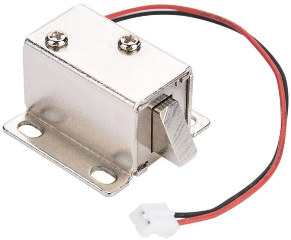 Elektronik Dolap Kapısı Kilidi İçin 12V Dc Solenoit Elektromıknat N11.2247 ürün görseli 1