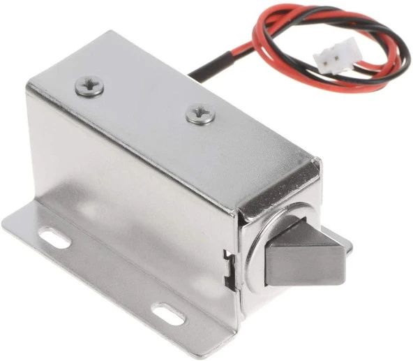 Elektronik Dolap Kapısı Kilidi İçin 12V Dc Solenoit Elektromıknat N11.2246 ürün görseli 1