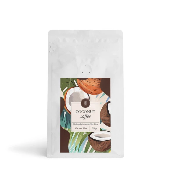 Mim and More Coconut Coffee Hindistan Cevizi Aromalı Kahve Filtre Kahve 200 Gr ürün görseli 1