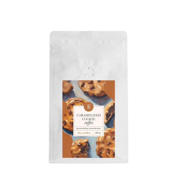 Mim and More Caramelized Cookie Coffee Karamelize Kurabiye Aromalı Kahve Filtre Kahve 200 Gr ürün görseli 1
