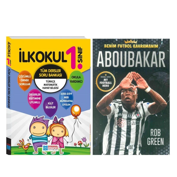 Evrensel İletişim 1.Sınıf Tüm Dersler Soru Bankası ve Dokuz Yayınları Aboubakar Seti 2 Kitap ürün görseli 1