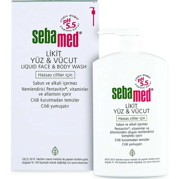 Sebamed Yüz ve Vücut Temizleyici Likit 1000ML ürün görseli 1