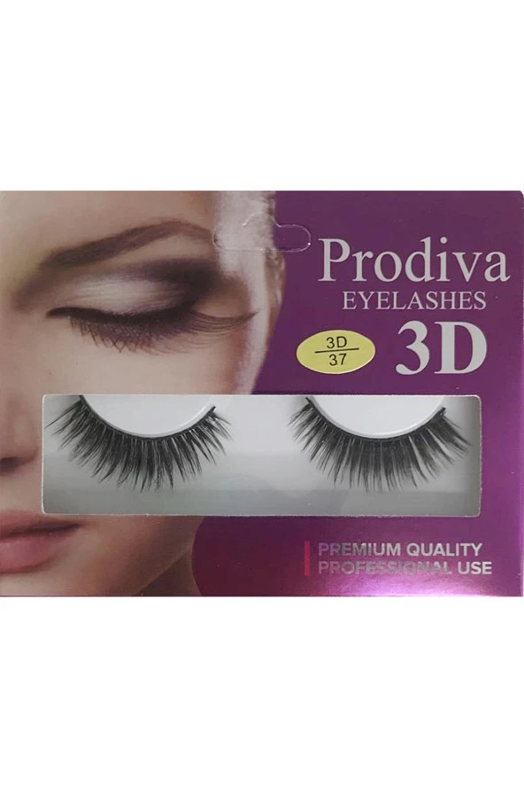 Prodiva 10'lu 3D İpek Takma Kirpik - Resim 2