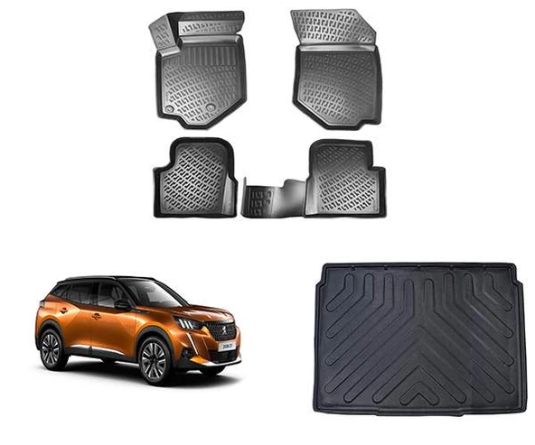 Peugeot 2008 2020+ Rizline 3D Paspas ve Bagaj Havuzu ürün görseli 1
