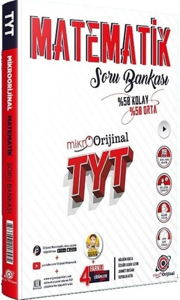 Orijinal Yayınları TYT Matematik Mikro Soru Bankası ürün görseli 1