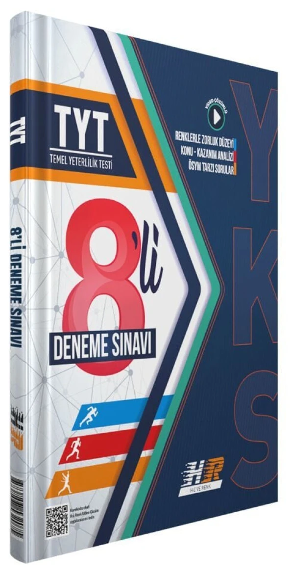 Hız Ve Renk Tyt 8 Li Deneme ürün görseli 1