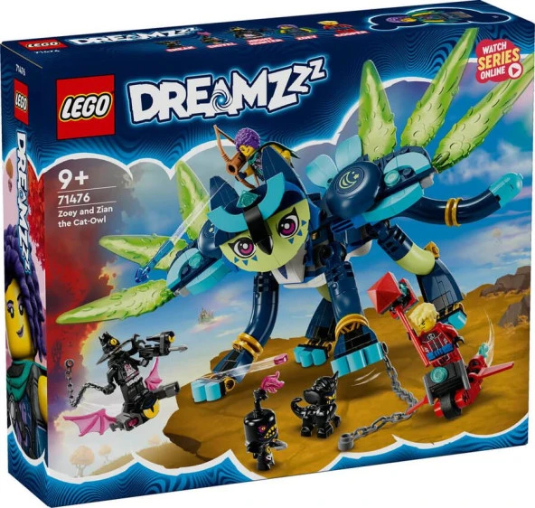 LEGO Dreamzzz 71476 Zoey and Zian the Cat-Owl ürün görseli 1