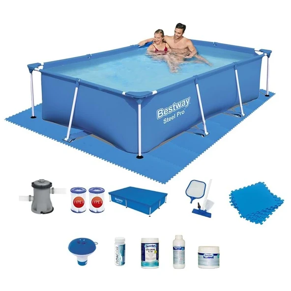 Prefabrik Havuz Seti 259x170x61cm BW473 56403 ürün görseli 1