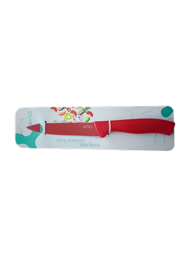Kino Dilimleme Bıçağı Kırmızı Renk (24 Cm) ürün görseli 1