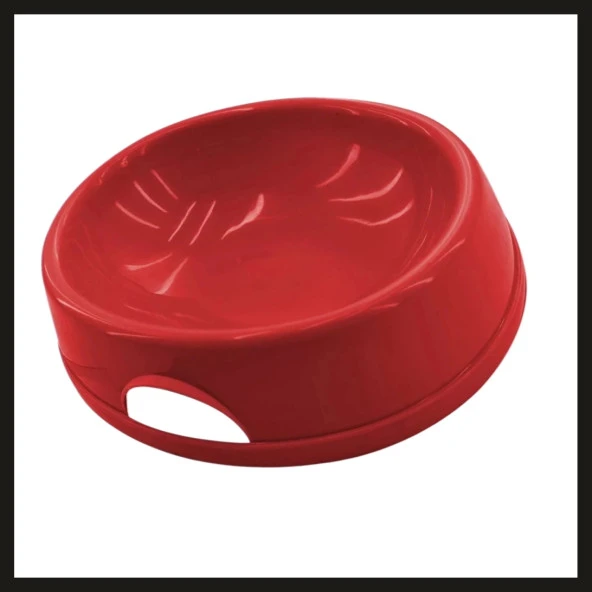 Uyguna-Yakala Kırmızı 8565 Tekli Kedi/köpek Mama Kabı-VCL.106 ürün görseli 1