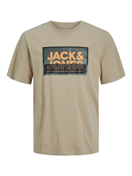JACK JONES Yazı Baskılı Erkek Tişört 12253442 ürün görseli 1