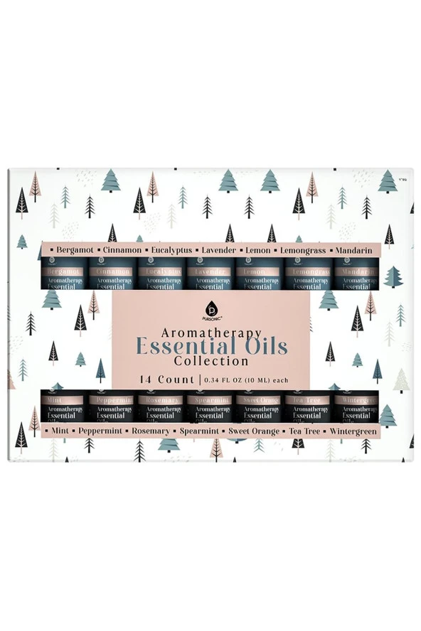 Pursonic Aromathrapy Essential Oils Collection 14x10ML ürün görseli 1