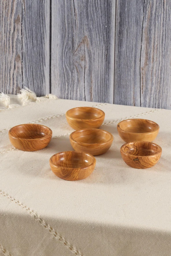 Zeytin Ağacı Çerezlik El yapımı Çerez Kasesi Seti 6 Parça ürün görseli 1