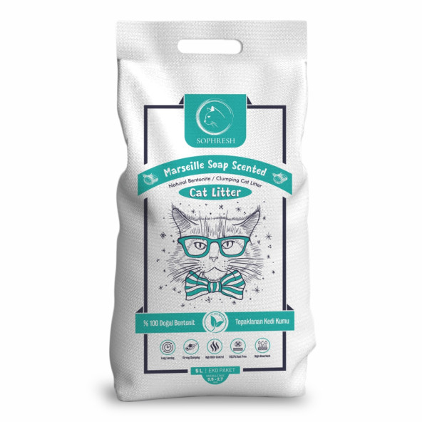 SOPHRESH MS250 Marsilya 5 Lt Kedi Kumu / Cat Litter ürün görseli 1