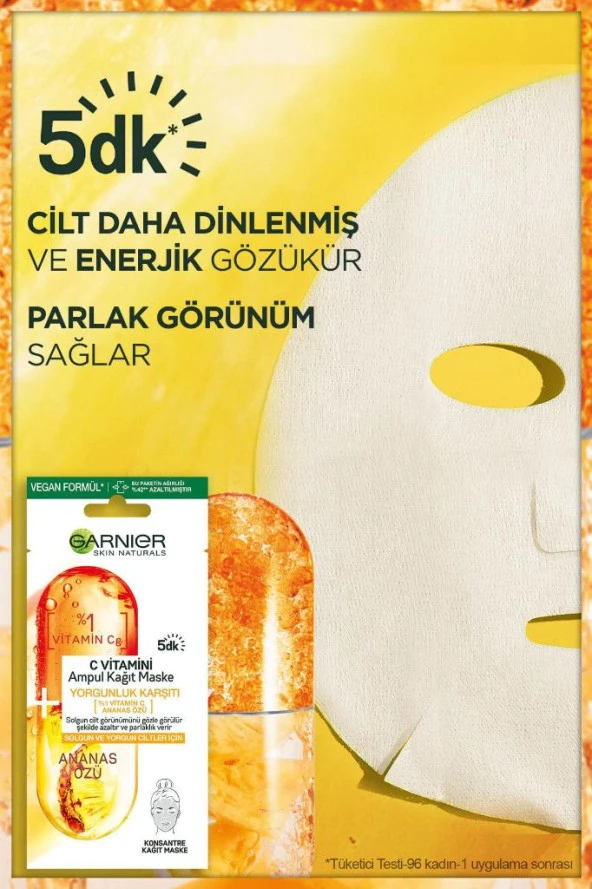 Garnier Maske Ampul Vitamin C - Resim 2