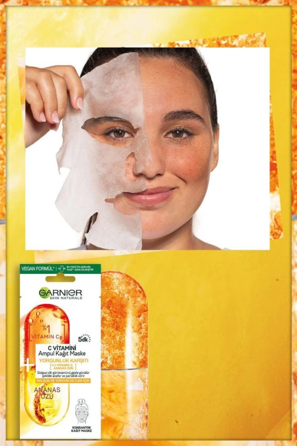 Garnier Maske Ampul Vitamin C - Resim 3