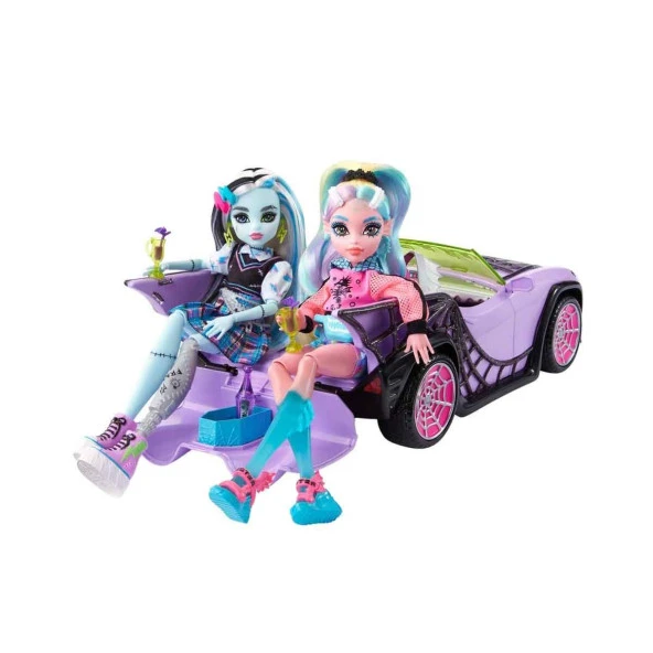 Mattel Monster High Ghoul Mobile Gösterişli Araba - Resim 4