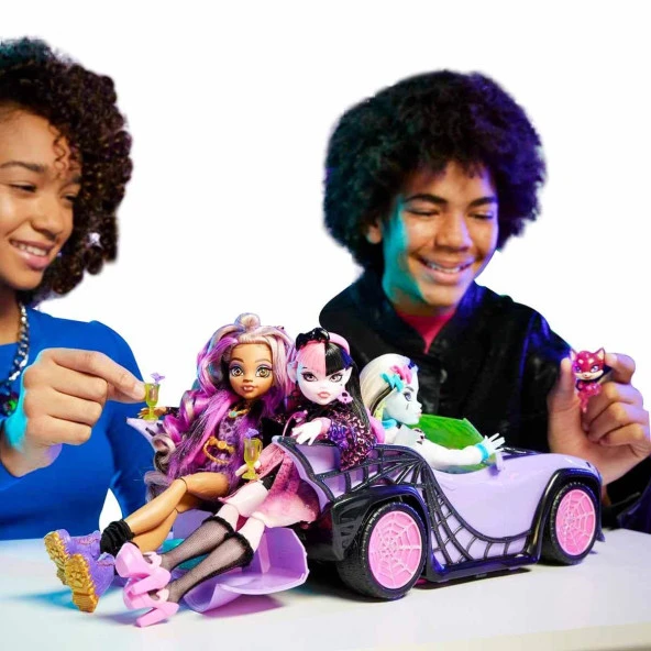 Mattel Monster High Ghoul Mobile Gösterişli Araba - Resim 5