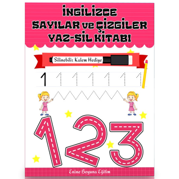 İngilizce Rakamlar-Sayılar YAZ-SİL Kitabı ürün görseli 1