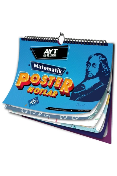 AYT Matematik Poster Notlar KR Akademi Yayınları ürün görseli 1