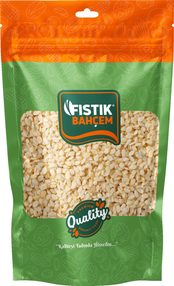Fıstık Bahçem Susam Beyaz 500 Gr ürün görseli 1