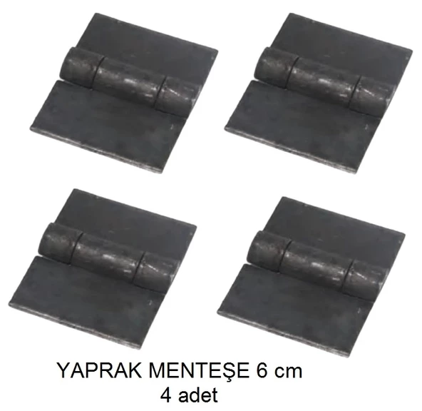 Karasör Çelik Yaprak Menteşe 6 Cm 4 Adet ürün görseli 1