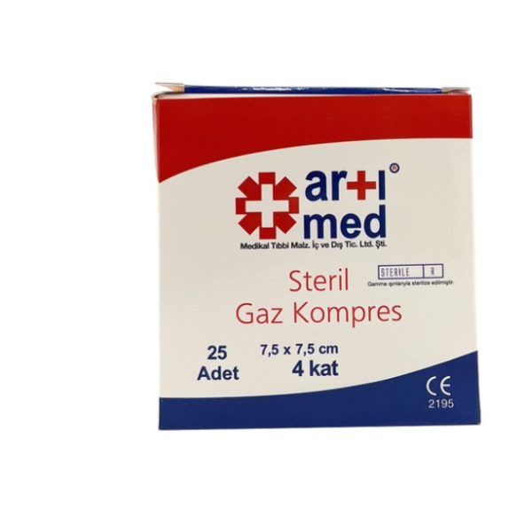 Artımed Gaz Kompres 25li ürün görseli 1