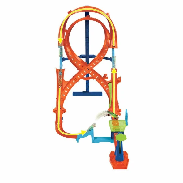 Hot Wheels Dikey Yarış Heyecanı Oyun Seti - Resim 4
