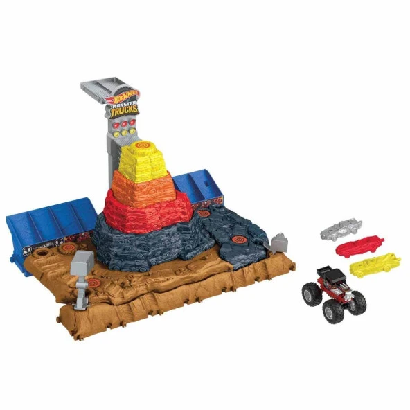 Hot Wheels Monster Trucks Muhteşem Çarpışma Arenası Oyun Seti ürün görseli 1