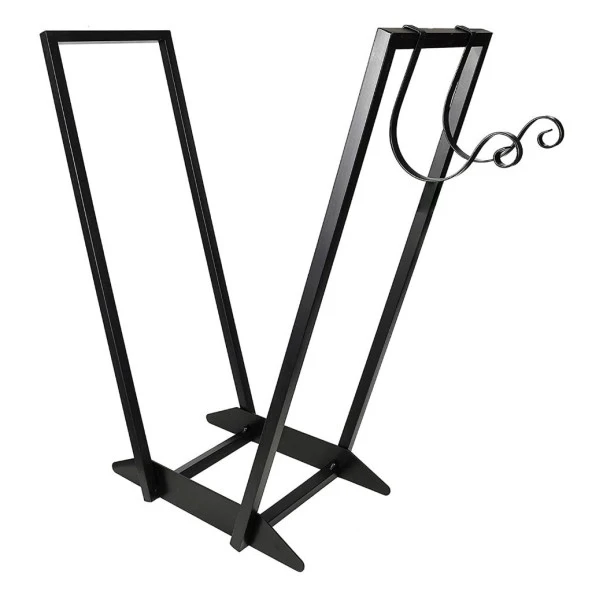 Soba Odunluğu Dekoratif Şömine Yanı Metal Odunluk ürün görseli 1