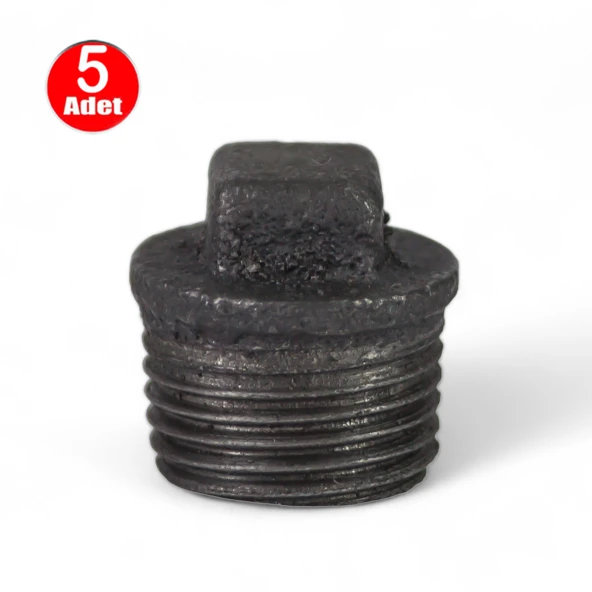 Aletçantam Fittings Döküm Tıpa 1/2 Kör Tapa - 5 Adet ürün görseli 1