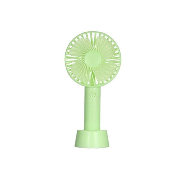 DESİNGSHOP Mini Şarjlı Standlı El Vantilatörü Fanı Soğutucu Vantilatör Yeşil ürün görseli 1