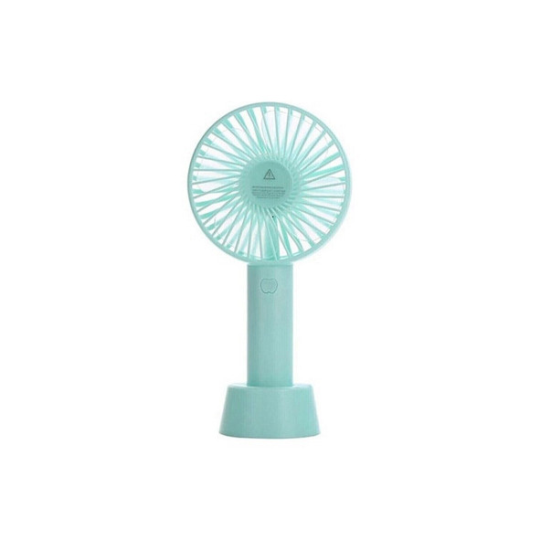 DESİNGSHOP Mini Şarjlı Standlı El Vantilatörü Fanı Soğutucu Vantilatör Mavi ürün görseli 1