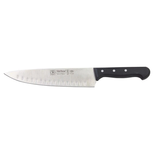 Sürbisa Sürmene 61080 Oluklu Şef Aşçı Bıçağı 20 Cm ürün görseli 1