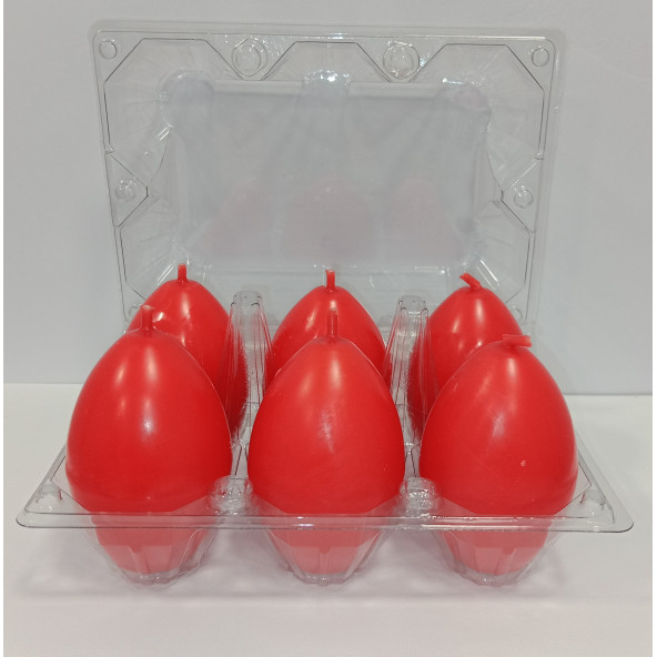 Yumurta mum  6 lı set ürün görseli 1