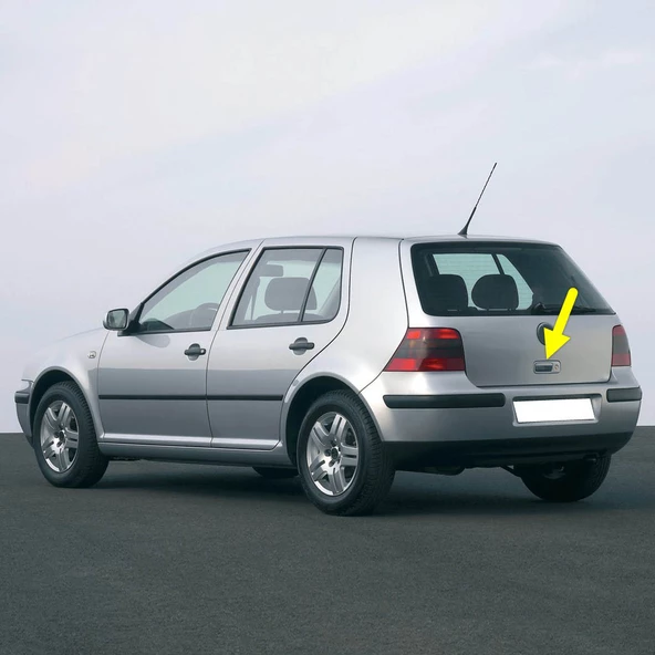 VW Golf 4 1998-2004 Arka Bagaj Kapağı Açma Kolu Tutamak 1J6827565B ürün görseli 1