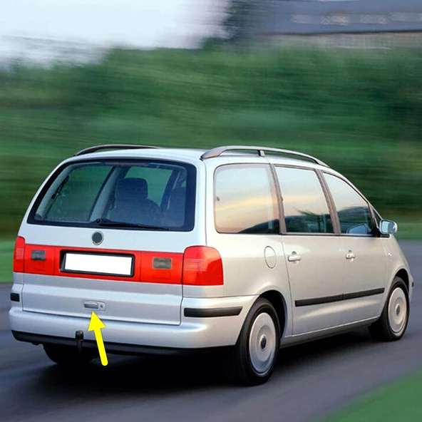 VW Sharan 2001-2010 Bagaj Kapağı Açma Kolu Tutamak 7M0827565C ürün görseli 1