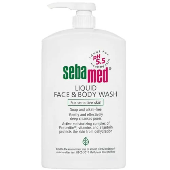Sebamed Liquid Yüz ve Cilt Temizleme Jeli ( Likit ) 1000 ml ürün görseli 1