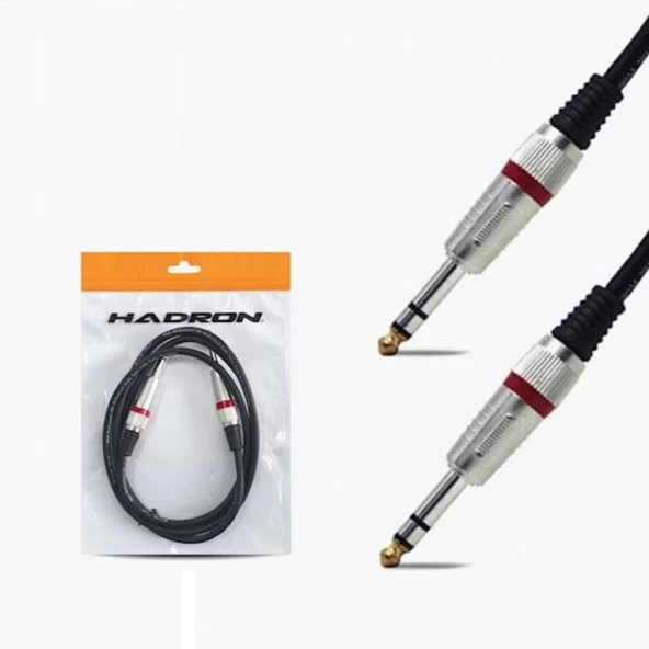 Hadron HD4561/100 DC6.35 To DC6.35 Enstrüman Kablo Gitar 1.5 Metre ürün görseli 1