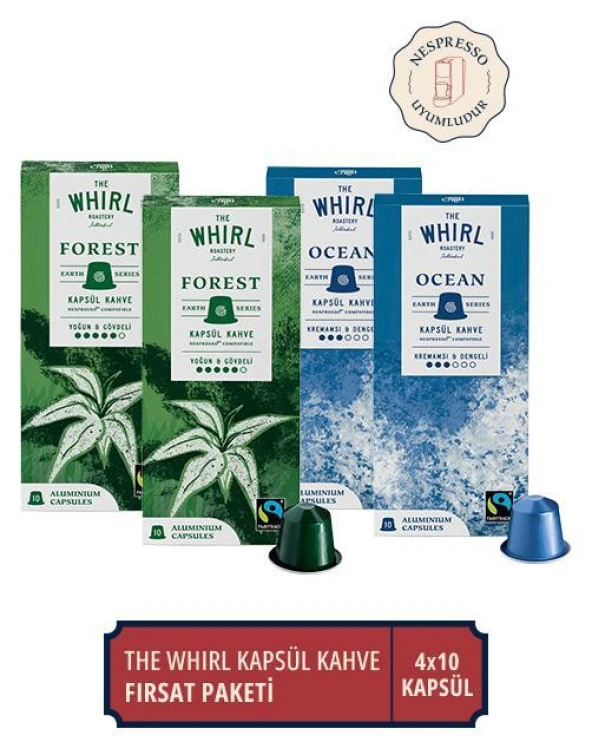 The Whirl Kapsül Kahve Fırsat Paketi 40 Kapsül ürün görseli 1